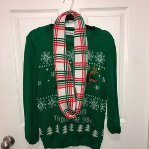 Christmas Sweater “Dachshund Trough the Snow”